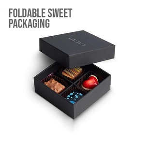 Bee <b>Flat</b> Foldable Green Shipping Cartons Recyclable Chocolate Packaging <b>Box</b> for Online Store Logistics - Product Image 4