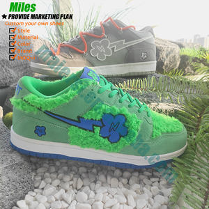 制造商设计时尚创意男鞋 <span class=keywords><strong>OEM</strong></span> 定制鞋带标志街头文化软底步行鞋 - Product Image 6