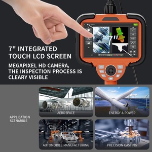 3D giai đoạn đo lường borescope cho hàng không vũ trụ động cơ crack phát hiện IP67 360 cơ giới khớp nối công nghiệp videoscope - Product Image 3