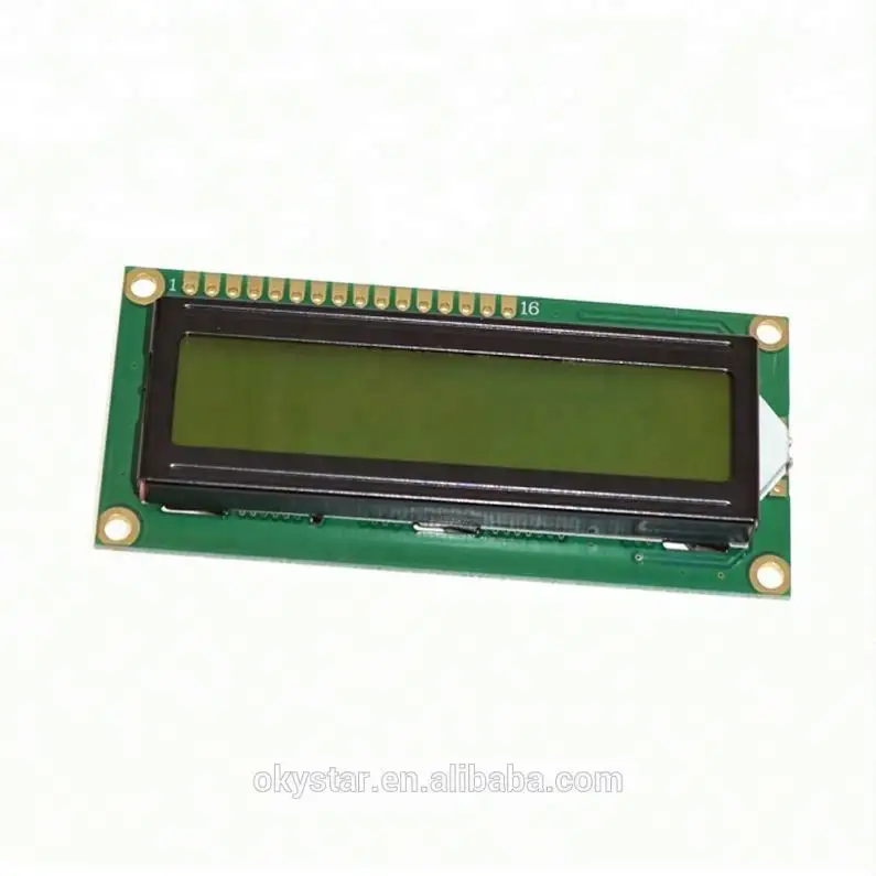 HD44780 denetleyici 1602 LCD modül 16x2 sarı yeşil arkadan aydınlatmalı LCD ekran