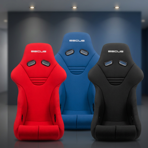Siège baquet complet SSCUS Sport MONZA424-FABRIC FRP Tissu en fibre de verre |   Conception de siège auto universel |   Usine en Malaisie - Product Image 1