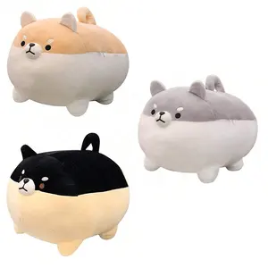 35cm/13.78in Stuffed Animal Shiba Inu Plush Toy Anime Corgi Cuddly Dog Kawaii Plush Dog Soft Pillow Gift for children Birthday