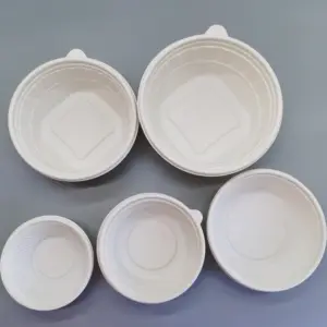 Eco Friendly Packaging Takeaway Disposable Soup Bowl Salad Cornstarch Packaging Corn Starch Biodegradable Fast Food Container