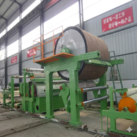 Machine de fabrication de papier kraft haute performance de 787 mm pour une production industrielle de 2 à 3 TPD et le recyclage des déchets