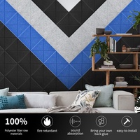 Panneaux muraux de plafond en feutre acoustique en PET pour la décoration de la maison