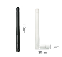 Double bande WiFi 2.4GHz 5GHz 5.8GHz 3dBi MIMO RP-SMA antenne pour la sécurité sans fil caméra IP moniteur de Surveillance