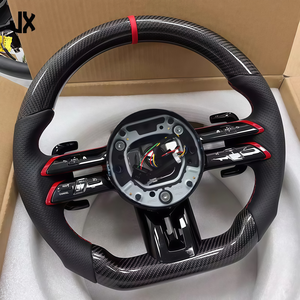 พวงมาลัยคาร์บอนไฟเบอร์สำหรับรถยนต์เมอร์เซเดสเบนซ์ W212 W463 W464 W205 W204 W207 W213 W222 W223 W211 GLA GLB <span class=keywords><strong>AMG</strong></span> GLE GLS - Product Image 6