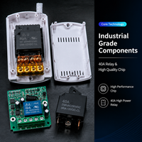 Interrupteurs de télécommande sans fil Honest 433 MHz RF pour portail intelligent, moteur électrique, pompe à eau, portée 1000 m, 220 V 40 A