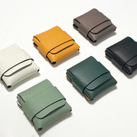 Pochette de voyage pour bijoux, organiseur en similicuir, étui porte-préservatifs, petite pochette porte-monnaie, portefeuille minimaliste, étui pour cartes, rangement de bijoux