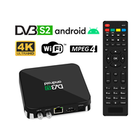 Récepteur de télévision par satellite OTT 4K Android et dvb smart android tv box