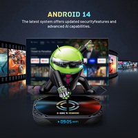 Nouvelle Box TV Android 14 AI HK1 RBOX X50 2025 – Smart TV Box S905X5M 4 Go 128 Go Wi-Fi 2.4G/5Ghz Wifi6 1000M 4K – Mini Décodeur Fire TV Stick