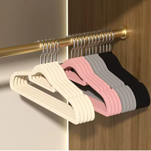 Thanh lịch nhung dành cho người lớn móc áo với chất lượng cao xoay móc chống trượt cho khô ướt sử dụng kép - Product Image 1