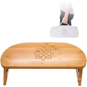 Wooden Yoga Meditation <b>Bench</b> Portable <b>Folding</b> Leisure Stool For Home Practice With Carry Bag - Product Image 1