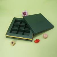 Boîte cadeau chocolat haut de gamme créative, emballage alimentaire, papier sulfurisé, doublure plastique, impression CMYK, dorure à chaud, personnalisable