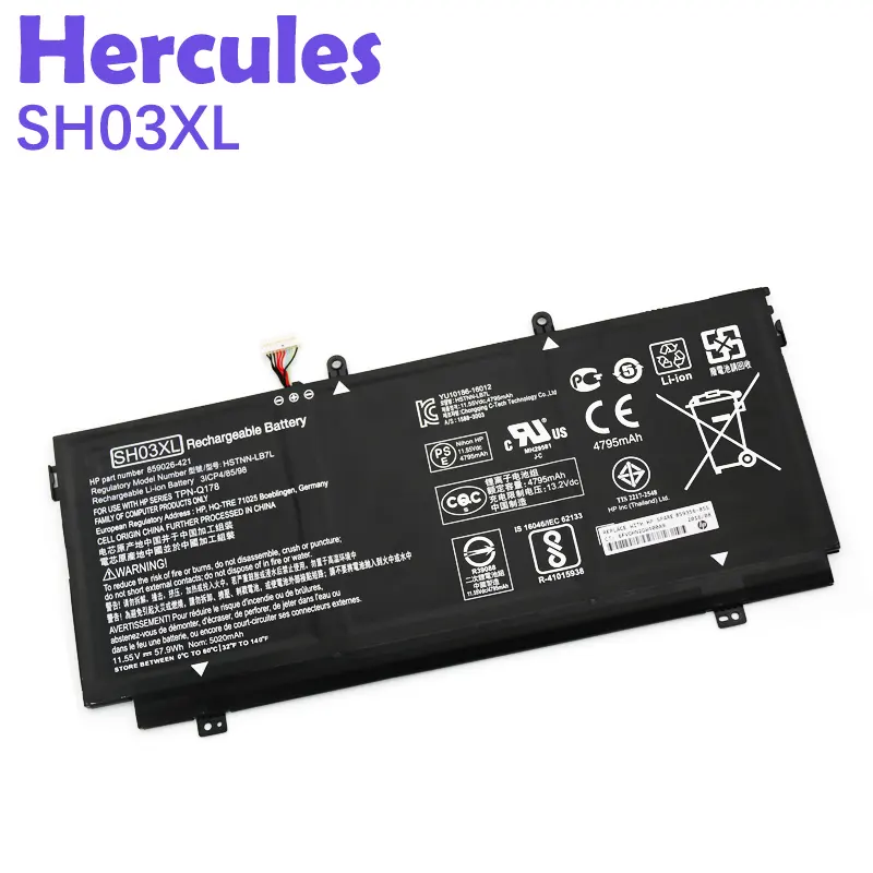 Оригинальные ноутбук батарея SH03XL TPN-Q178 859026-421 HSTNN-LB7L для струйного принтера HP спектр X360 серии аккумуляторные батареи ноутбука