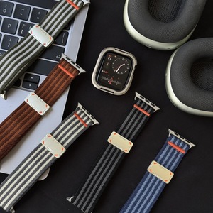 Bracelet de montre à boucle magnétique en TPU et alliage d'aluminium pour Apple Watch S11, style mécanique - Product Image 4
