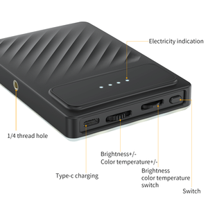 X.MAMEN V16SE clip de lumière led pour selfie portable et rechargeable sur téléphone à plusieurs scènes lumière de remplissage pour selfie professionnel - Product Image 5