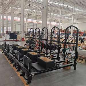 Reformer de Pilates commercial durable en aluminium de qualité supérieure avec tour demi-trapèze pour exercices de yoga - Product Image 5