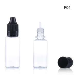 10ml leere Haustier Plastik Quetsch flüssigkeit transparente Flasche