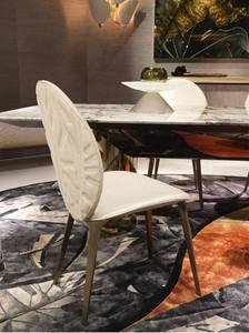 <span class=keywords><strong>Chaise</strong></span> de salle à manger moderne de luxe en or vert chambre à coucher salon salle de sport appartement villa utilisation salle à manger maison meubles de banquet usage - Product Image 6