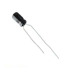 Condensador Original de 10 uF, Tipo EEA-GA1C100B, Aluminio, 10UF, 20%, 16V, Radial TH - Product Image 1