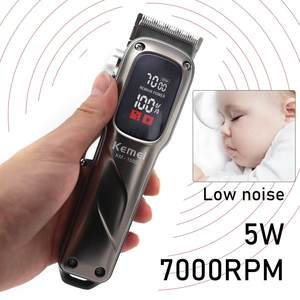Cortadora <span class=keywords><strong>de</strong></span> <span class=keywords><strong>Pelo</strong></span> Profesional Kemei KM-1550 para Hombre, Pantalla LED, Bajo Ruido, Inalámbrica, Interfaz USB, Máquina <span class=keywords><strong>de</strong></span> Cortar Cabello, Recortadora <span class=keywords><strong>de</strong></span> <span class=keywords><strong>Pelo</strong></span> - Product Image 6