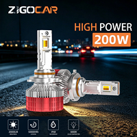 Phares LED automobiles ZIGOCAR Premium 100W 8500LM 6000K Ampoules de remplacement pour voitures avec garantie de 2 ans