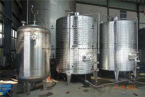 Tanque de fermentación de vino y cerveza de acero inoxidable 700L Capacidad Recipiente a presión PLC y bomba - Product Image 4