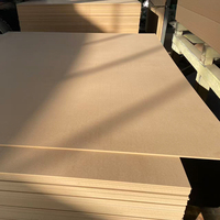 Panneau MDF épais de grande usine 18mm 25mm E1, prix direct usine bas pour plans de travail, armoires et projets d'ingénierie
