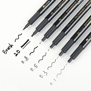 Mobee P-621A6 hochwertiges Fineliner-Markierung sset Fabrik großhandel mit feinem Punkt marker auf Wasserbasis für Künstler - Product Image 6