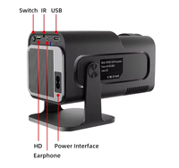 Grosir Langsung Pabrik HY320 MINI 1. Proyektor Pintar Portabel Nirkabel yang Mendukung Full HD 1080P untuk Home Theater