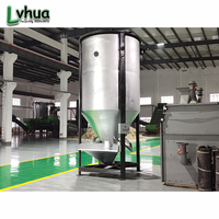 Lvhua acciaio inox verticale plastica granuli Mixer PP ABS PVC PET materia prima plastica Silo di miscelazione