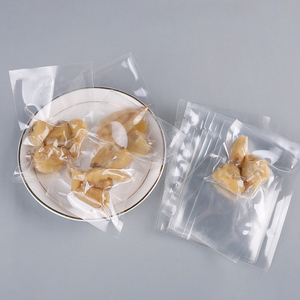 Eco friendly Embossed Clear Plastic Compression Freeze Food Packaging Seal Storage Vacuum Sealer Bags