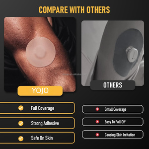 Patchs adhésifs YOJO pour Dexcom G7, patch adhésif imperméable, flexible, CGM respirant, sans colle, surpatch central, 25 pièces - Product Image 3