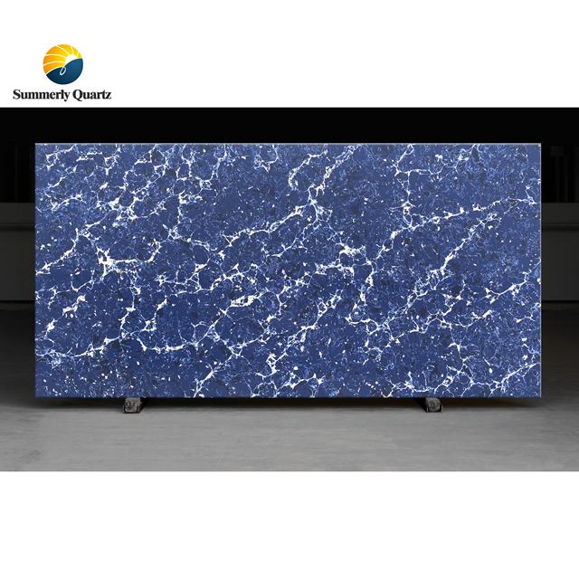 Calacatta Quartz Blue Veins: Luxury Countertop Design - Main Image