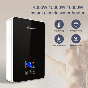 <span class=keywords><strong>Calentador</strong></span> de Agua Eléctrico con <span class=keywords><strong>Termostato</strong></span>, 6kw, Interruptor de Pared, <span class=keywords><strong>Calentador</strong></span> Instantáneo de Lujo, Vidrio Templado, Tecnología Patentada - Product Image 4