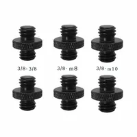 Vis de conversion universelle pour appareil photo, adaptateur de montage de trépied avec vis mâle 3/8 vers 3/8 M8 M10, raccord d'équipement générique