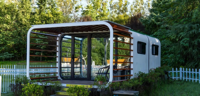 Mini-maison préfabriquée de luxe 2026 – Bungalow, capsule, cabane, maison modulaire en conteneur pour Airbnb, complexe hôtelier, glamping et habitation