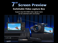 URay 2 canales 4K HDMI caja de grabadora de video conversión de video HDMI a MP4 grabación para endoscopio 4K60 Tarjeta de captura de video