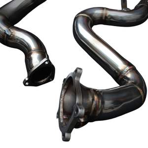 Sistema de Escape de Carreras de Acero Inoxidable de Alta Calidad de 1.5 mm de Espesor, Fabricado por Vortex Factory, para Audi S6 S7 RS6 RS7 C7 C7.5 4.0T Downpipe - Product Image 2