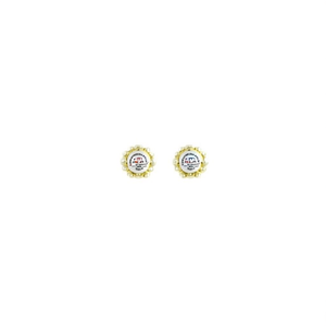 Boucles d'oreilles en perles, acier inoxydable 316L, placage or PVD, résistantes et durables - Product Image 2