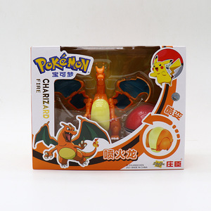 2024 Hot Bán huyền diệu đa biến đổi pokemonied Hành động Hình eevee biến dạng búp bê Charizard tranforming PVC đồ chơi cho trẻ em - Product Image 2