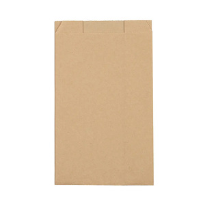 Anti-graisse pas de pfas petite pharmacie nourriture pour animaux de compagnie imprimé brun blanc kraft pointu pincement pointu v forme fond sacs en papier pour le pain - Product Image 3