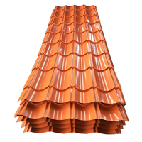 Tôle d'acier galvanisé prélaqué ondulé de marque Juye, anti-corrosion, grade SGCC/DX51D/G550, pleine dureté, épaisseur 0,21-0,22 mm, conforme ASTM