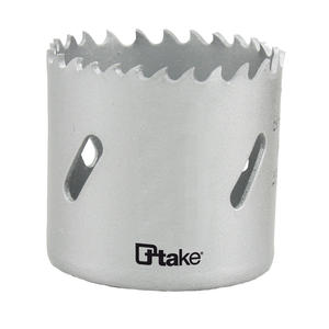 Sierra perforadora Ttake de 1 1/8 pulgadas, bimetálica HSS con punta de carburo para corte de tubos con piloto integrado - Product Image 1