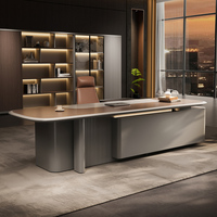 Escritorio Ejecutivo Modular en Forma de L de Alta Calidad, Personalizable, Moderno, de Madera MDF, Diseño Saludable, Cajonera de Lujo, para Uso Doméstico y Comercial