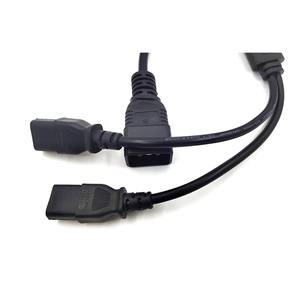 IEC320 C20กับ C13 2x สายไฟอะแดปเตอร์ตัวแยกสัญญาณ Y สายไฟสำหรับงานหนักสาย PSU สำหรับเซิร์ฟเวอร์ S 19มีในสต็อก - Product Image 6