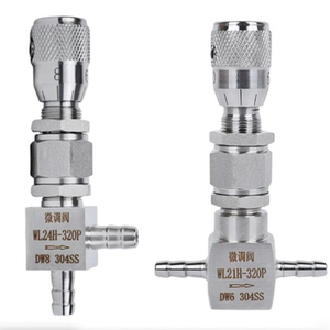 Raccord coudé GOGO en acier inoxydable 304 pour tuyau de 4/6/8/10/12/14 mm, régulateur de débit d'eau à aiguille - Product Image 4