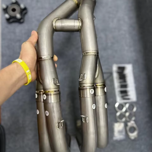 Tubo de escape para BMW S1000RR Cabeza de aleación de titanio estilo Akra - Product Image 1