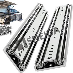 SNEIDA SND3076 Correderas telescópicas de alta resistencia con bloqueo para cajones, capacidad de carga de 225 kg, riel de rodamiento de bolas para uso industrial - Product Image 3